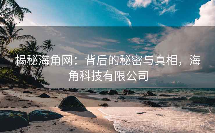 揭秘海角网：背后的秘密与真相，海角科技有限公司